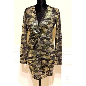 Fashion Nova Army Fatigue Dress